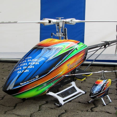 RC Modellhubschrauber Modellhelikopter Größenvergleich